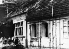 Zasažené domy na ulici Horní Palava. Foto Muzeum Blansko