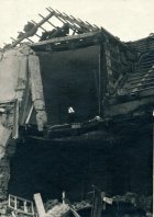 Následky bombardování. Foto Muzeum Blansko