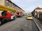 Požár v Boskovicích. Foto HZS JmK