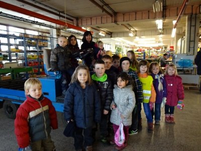 Děti z mateřské školy se vydaly na exkurzi do boskovické Minervy