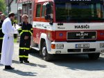 Obrazem: Na hasičské slavnosti v Šošůvce požehnali nové auto