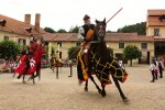 OBRAZEM: Na zámku v Lysicích se konal rytířský turnaj na koních