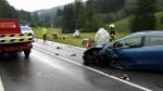 OBRAZEM: U Černé Hory se v pondělí srazila tři osobní auta