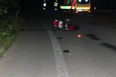 Na silnici nedaleko Blanska v noci zahynul mladý motorkář