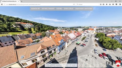 Boskovice na svých webových stránkách spustily virtuální prohlídky