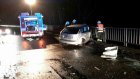 Nehoda u Olomučan. Foto HZS JMK