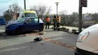 V centru Lysic se srazil autobus s osobním autem. Foto HZS JMK