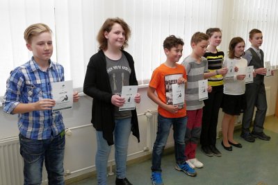 Školáci se představili na recitační soutěži v blanenské knihovně