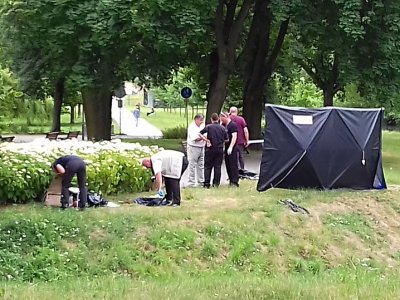 V řece v centru Blanska našli mrtvého muže, pravděpodobně utonul