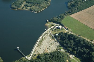 Během oprav sníží hladinu boskovické přehrady až o dvanáct metrů