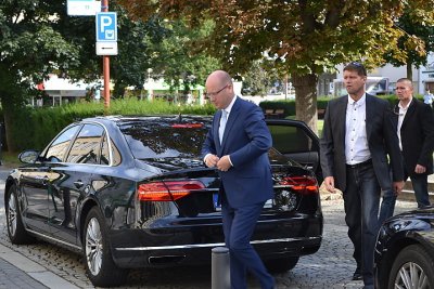 OBRAZEM: Premiér Bohuslav Sobotka navštívil Blansko a Boskovice