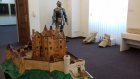 Model hradu na výstavě Šlechtický rod Morkovských ze Zástřizl na Boskovicích v Muzeu regionu Boskovicka. Foto Michal Záboj