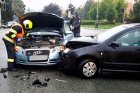 Nehoda v Boskovicích. Foto HZS JMK