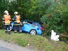 Dopravní nehoda ve Sloupě. Foto SDH Jedovnice
