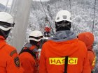Cvičení hasičů na lanové dráze. Foto HZS JmK