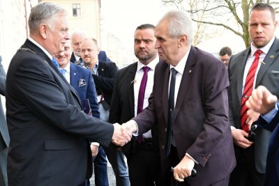 OBRAZEM: Do Letovic zavítal na návštěvu prezident Miloš Zeman