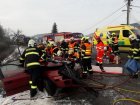 Nehoda u Závisti. Foto HZS JMK