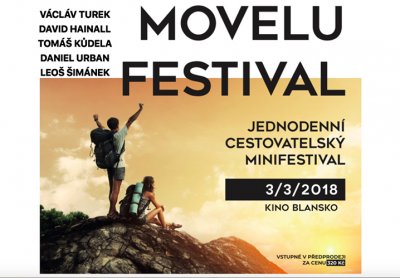Blansko přivítá o víkendu Cestovatelský minifestival MOVELU