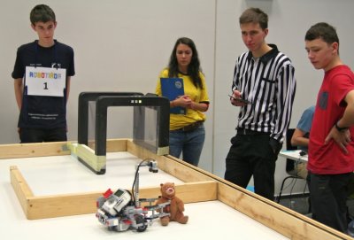 Robot Akio postavený z Lega vyhrál v celostátním klání