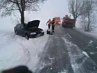 Nehoda u Senetářova. Foto HZS JmK