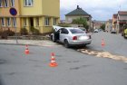 Nehoda v Boskovicích. Foto Jaroslav Oldřich