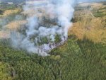 Na Blanensku hořel les