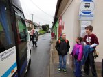 Do Lhoty u Letovic přijel historicky první autobus pravidelné linky