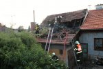 Z požáru v Lipůvce majitel domku vyvázl s popáleninami