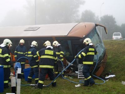U Černé Hory havaroval autobus - AKTUALIZOVANÉ