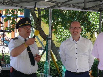 V Šošůvce oslavili výročí založení hasičského sboru. Přijel i premiér